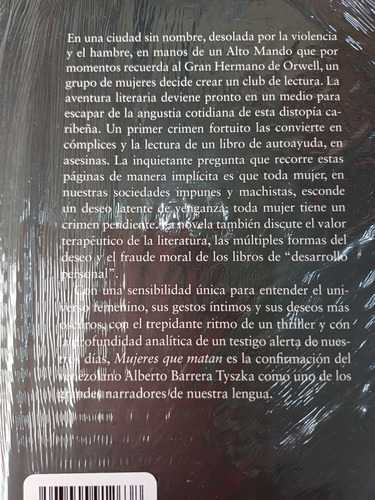 Mujeres Que Matan Alberto Barrera Tyszca (sellado)