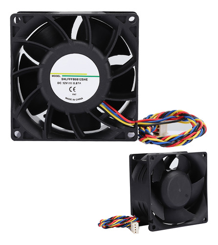 Ventilador Cpu Cooler Dual Ball Pwm De 4 Hilos Para Chasis D