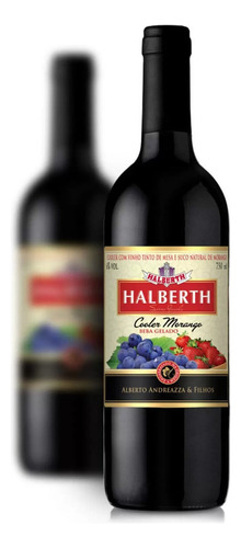 Cooler De Vinho Tinto Halberth Suave Morango 750ml
