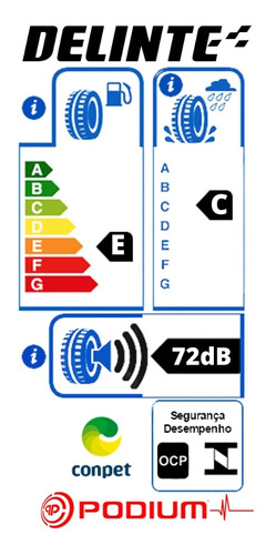 Combo 4 Pneus 245/35 Zr21 96y Xl Dh2 Delinte Aro 21