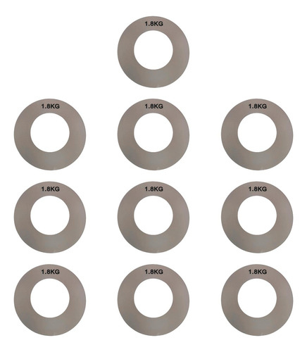 Pegatizas De Placa De Micro Peso De 10x 10x Ejercicio 1.8 Kg