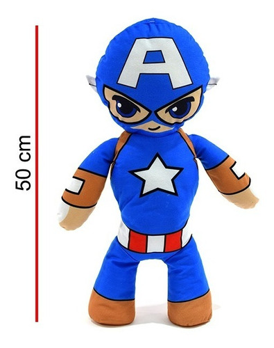 Peluche Muñeco Avengers Cap. America Spiderman Ironman Hulk