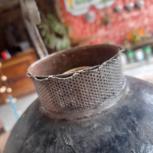 Imagem 6 de 10 de Lustre Antigo Ferro Feito A Mão Rústico Medieval Restauro