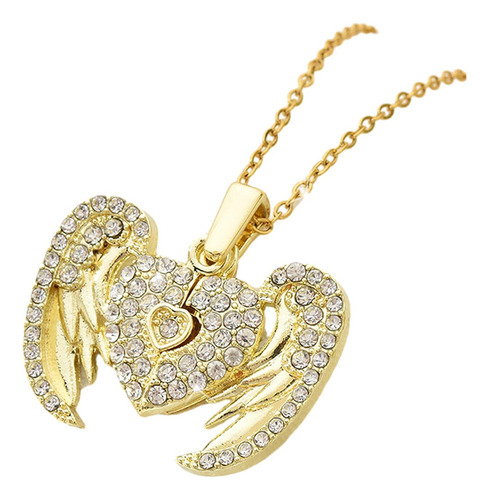 . Collar De Alas De Ángel, Joyería De Diamantes De