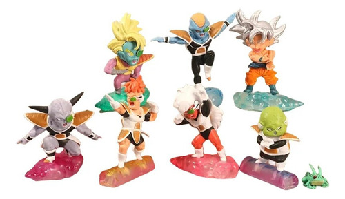 Mz Juego De 8 Muñecos De Acción De Dragon Ball Z Ginyu