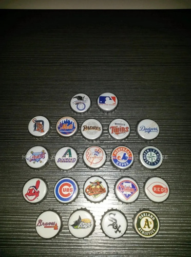 Colección Chapas Liga Americana De Beisbol 1998 (a)