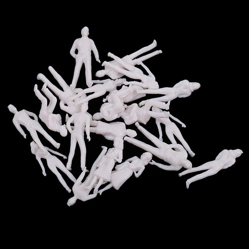 20 Piezas 1:50 Diorama Personas Modelo Sin Ensamblar