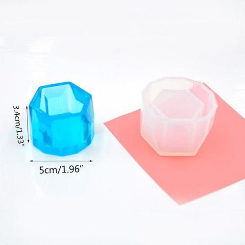 Juego De 4 Piezas De Resina Uv Diy Maceta Hecha A Mano Molde