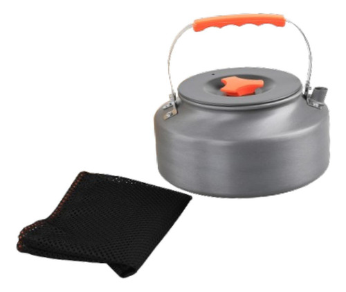 Hervidor De Campamento Al Aire Libre, Tetera Mango Naranja