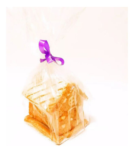 Mini Casita De Jengibre Y Miel Galletitas Con Glase