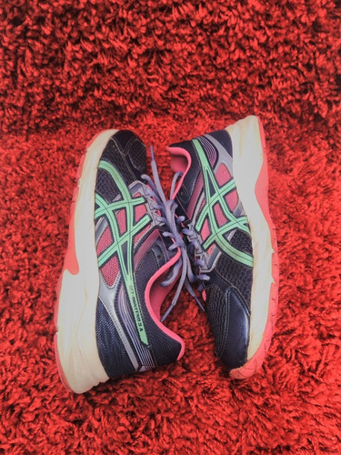 1105 Tênis Asics, Gel-contend 3 A, Preto Com Rosa