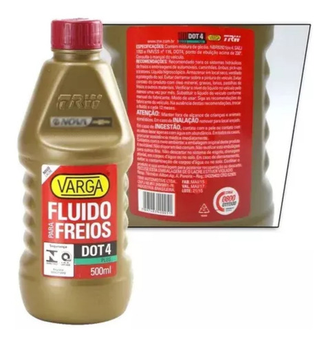 Imagem 6 de 10 de Fluido De Freio Varga Dot4 Trw Dot 4