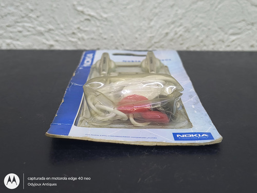 Nokia Headset Manos Libres Hs-5 En Blister Retro 2005 Orig Blanco (Usado)