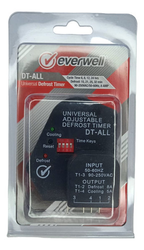 Reloj 6 - 24 Hrs 15-32 Min Ajustable  Everwell 