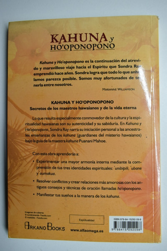 Kahuna Y Ho'oponopono Secretos De Los Maestros Hawaianosc136 (Usado)