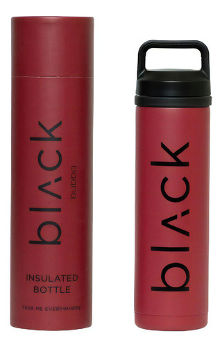 Double Wall Insulate Bottle Granada 25 Oz Black Bubba Color Rojo