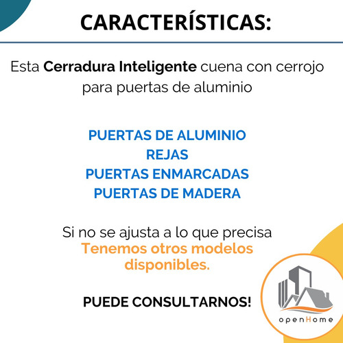 Cerradura Inteligente Wifi, Para Puerta Corrediza Deslizante
