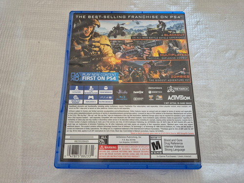 Call Of Duty: Black Ops Iiii Ps4 (Reacondicionado)