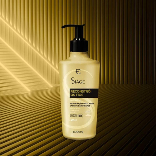 Siàge Shampoo Reconstrói Os Fios 400ml
