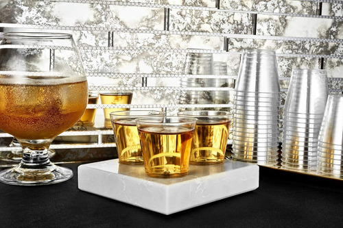Hanna K. Signature - 100 Vasos De Chupito De Plástico Duro T
