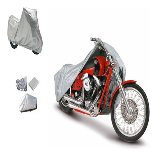 Capa 120x210cm Metalizada Moto Scooter Bike Universal