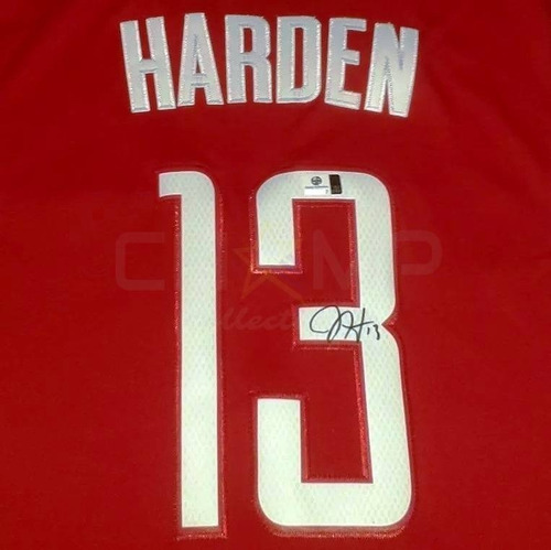 Jersey Autografiado James Harden Houston Rockets Revolution