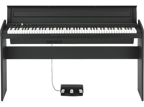 Piano Digital Korg Lp-180 88 Teclas C/ Pedal Effeitos Negro