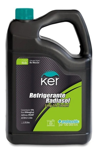 Refrigerante Ker Color Verde 1 Galón