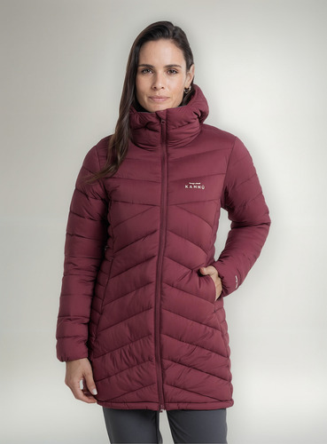 Parka Outdoor Larga Insulada Cisnes Mujer