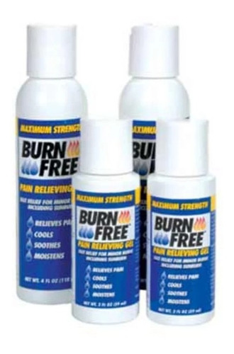 Imagen 2 de 5 de Gel Para Quemaduras Burn Free 56ml Emergencias Bomberos