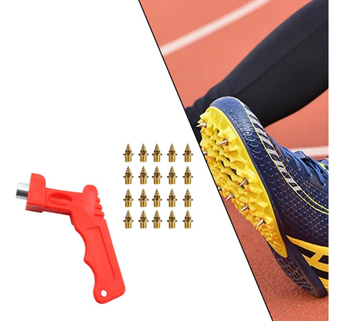 20 Piezas Clavos De Pista Para Jugadores, Repuesto Oro