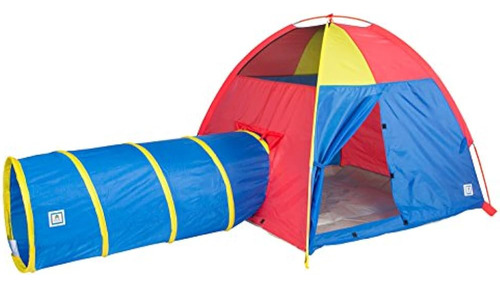 Pacific Play Tents 20414 Kids Hide-me Dome Tent And Crawl Tu