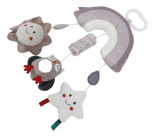 Sonajero De Peluche Para Colgar En Forma De Animal, Suave Y
