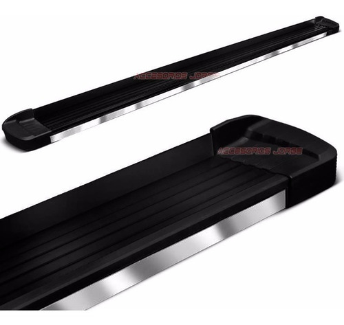 Estribos Aluminio Negro Combinado G3 Bepo Para S10 2013 2019
