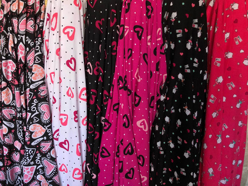 Tela Fibrana Estampada Por Metro Ideal Vestido, Pollera, Rem