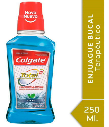 Enjuague Bucal Colgate Total 12 Clean Mint 250ml