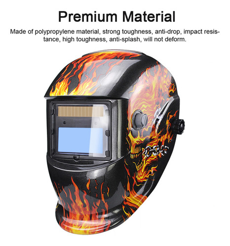 Capacete De Soldagem Solar Com Escurecimento Automático Com
