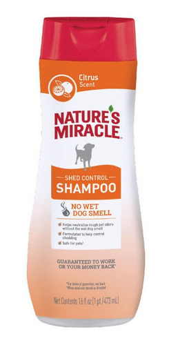 Shampoo Para Perros Con Control De Caída De Pelo Y Olores 