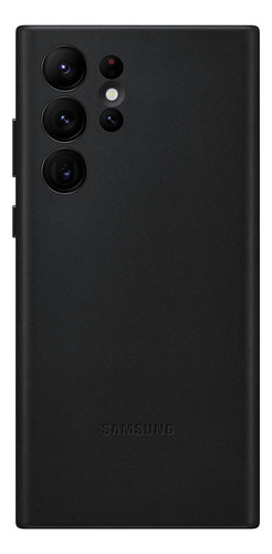 Funda Para Galaxy S22  Plus Negra Cuero