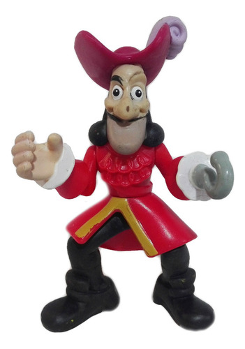 Figura Articulabl Peter Pan Capitan Garfio Gancho 8cm Disney