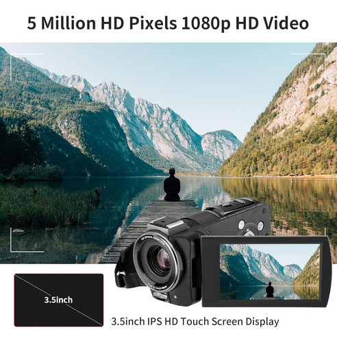 Videocámara 4k Ordro Ax65 Wifi Uhd 3.5 Ips Pantalla Táctil