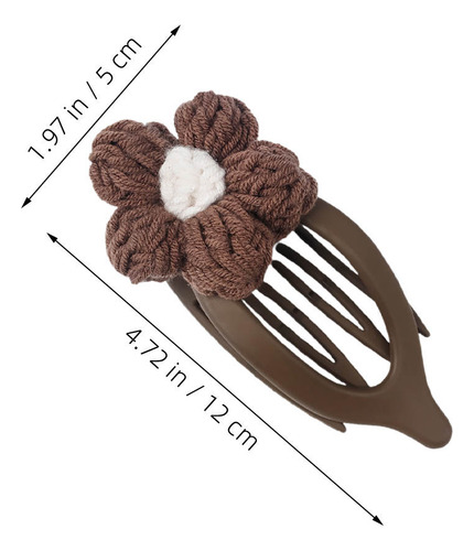 Pinza Con Forma De Garra Borrosa, 3 Piezas: Pinza De Pelo Te