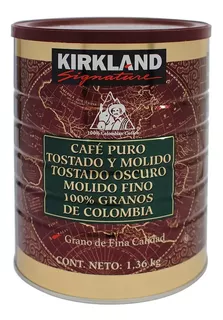 Café Molido Y Tostado Colombiano 1.36 Kg Kirkland Signature