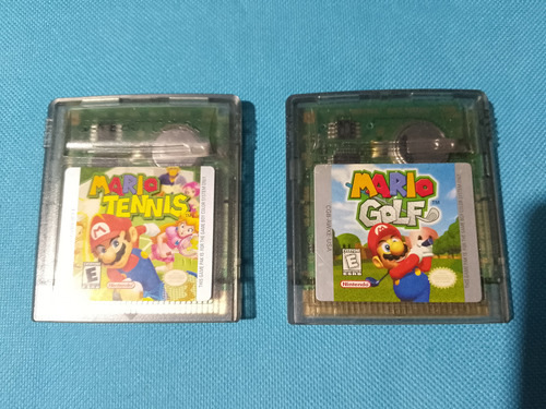 Game Boy Color Mario Golf Y Mario Tennis!