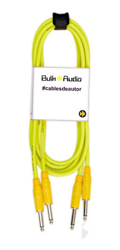 Cable De Audio 2 Plug Ts - 2 Plug Ts - Bulkaudio Amphenol 1m