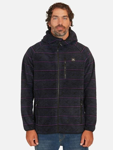 Poleron Micropolar Falk Multicolor Hombre Rip Curl