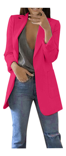 Chaqueta Tipo Blazer I Formal Para Mujer, A Prueba De Viento