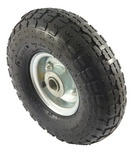 Roda Pneumática Carrinho Carga 3.50-4 4lonas 3/4 Rolamentada