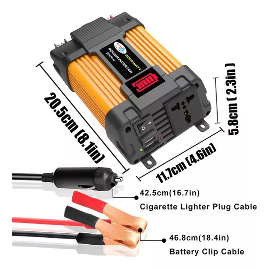 Segunda imagen para búsqueda de inversor de corriente 12v a 110v