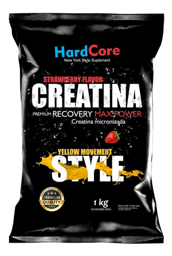 Creatina Micronizada 1 Kg, Premium, Saborizada !